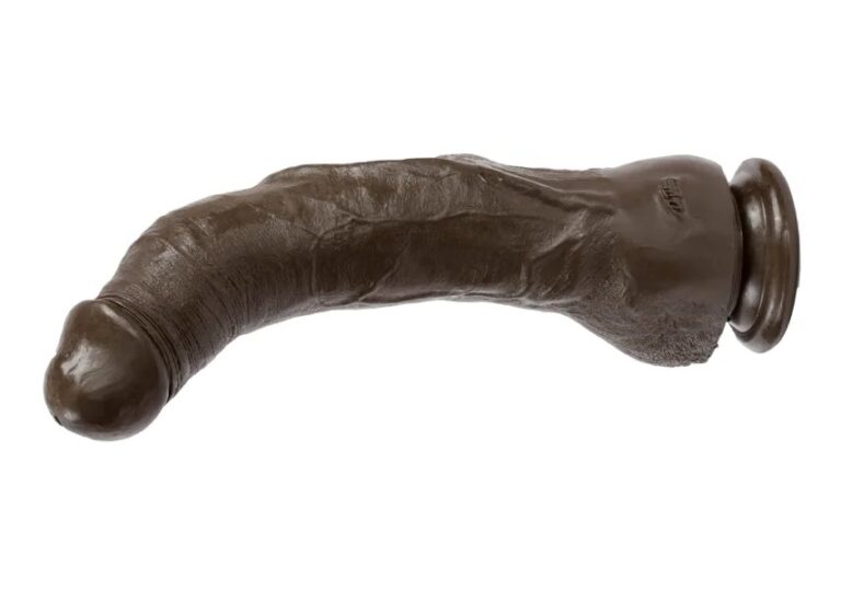Black Thunder Realistic Signature Dildo by Doc Johnson Horizontal